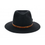 Banjo Patterson Black Fur Felt Hat - Akubra