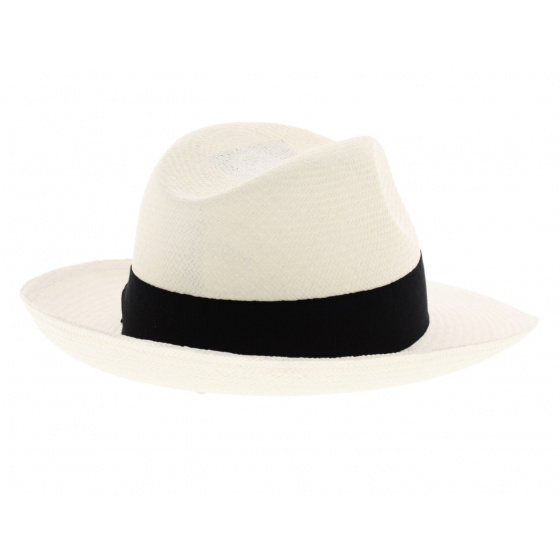Homero Ortega Natural Panama Fedora Hat