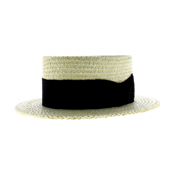 Triple-thickness Straw Boater Hat Triple-thickness Straw Boater Hat