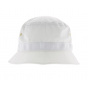 White Raffi Rain Bucket Hat - Kangol