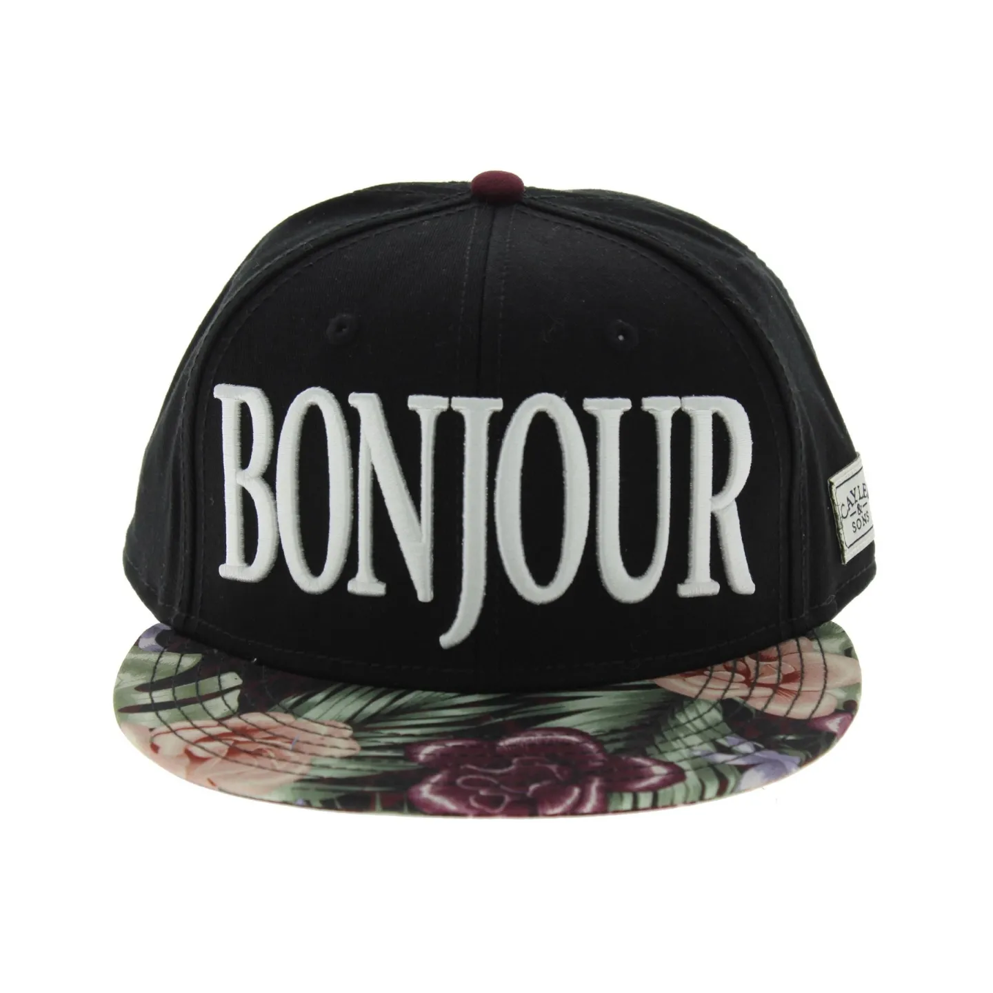Casquette Snapback C&S - Bonjour  Reference : 5519 | Chapellerie Traclet
