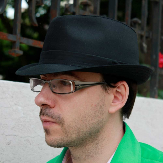 Chapeau Trilby Coton Noir Chapeau Trilby Coton Noir