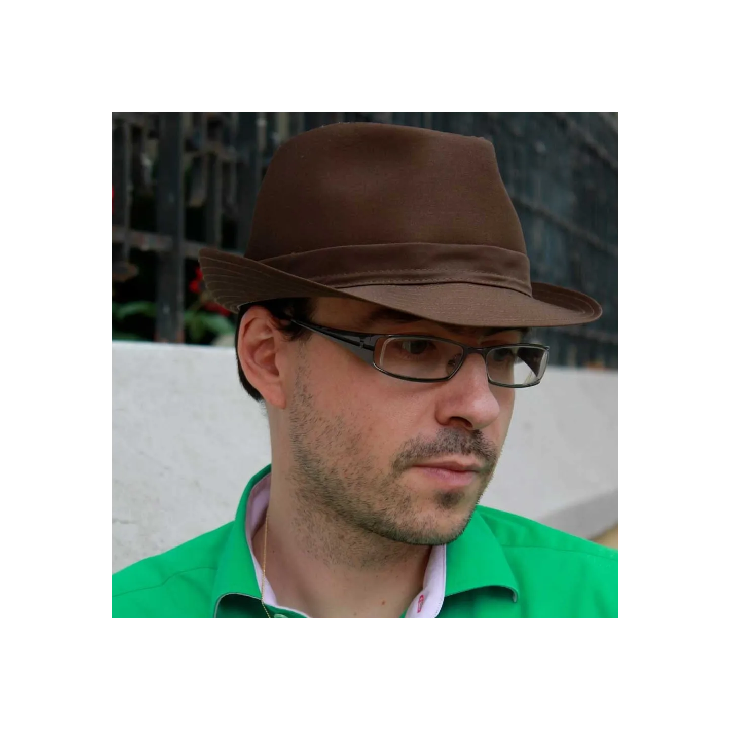Chapeau Trilby Cotton Marron Reference : 5330 | Chapellerie Traclet