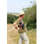 straw gardener hat made in france