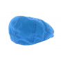 Paradise flat cap Azure blue cotton Stetson