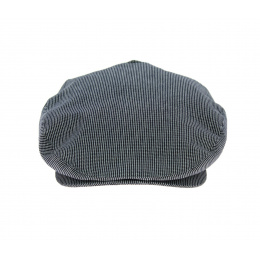 Barrel Navy Stripes Flat Cap - Brixton