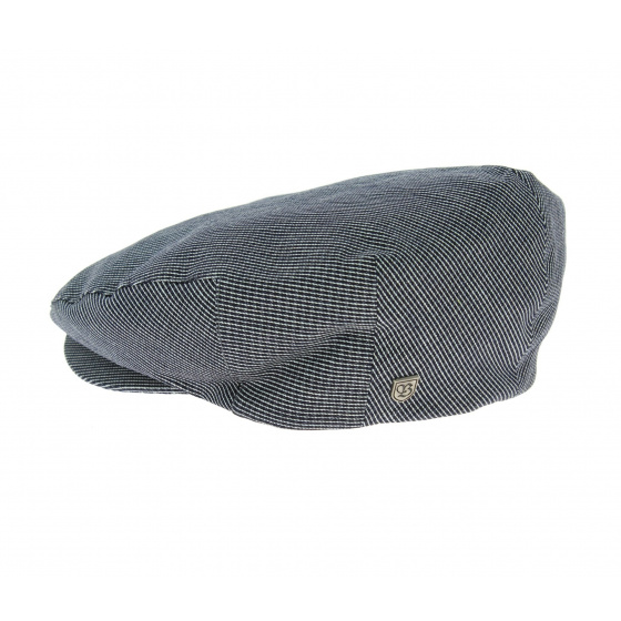 Casquette plate Barrel Navy Stripes - Brixton