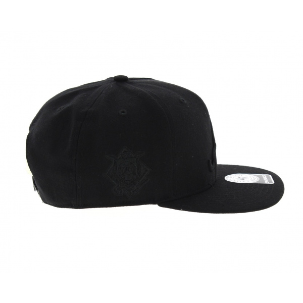 New Era 59 fifty Cuir//laine Atlanta Braves Noir//Blanc