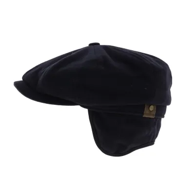 Stetson ear flap cap - Navy Reference: 5616 | Chapellerie Traclet