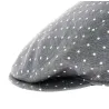 Polka dot flat cap - Doria - summer cap Reference: 5618 | Traclet Hat Shop