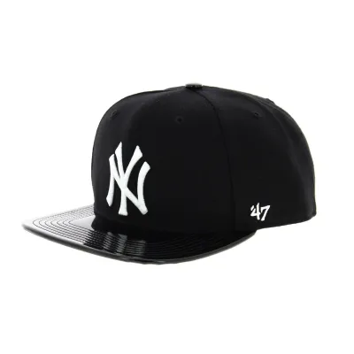 Casquette NY visière noire - 47 Brand Reference : 5630 | Chapellerie Traclet
