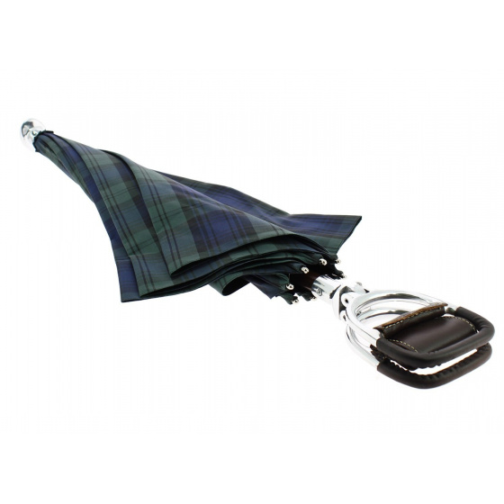 Green cane-seat umbrella - Il Marchesato      