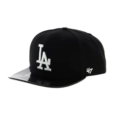 Casquette Los Angeles Dodgers Visière Simili cuir - 47 Brand Reference : 5646 | Chapellerie Traclet
