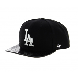 Los Angeles Dodgers Faux Leather Visor Cap - 47 Brand