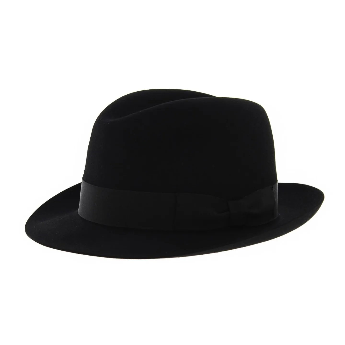 Chapeau Fedora Feutre noir - Tonak Reference : 5650 | Chapellerie Traclet