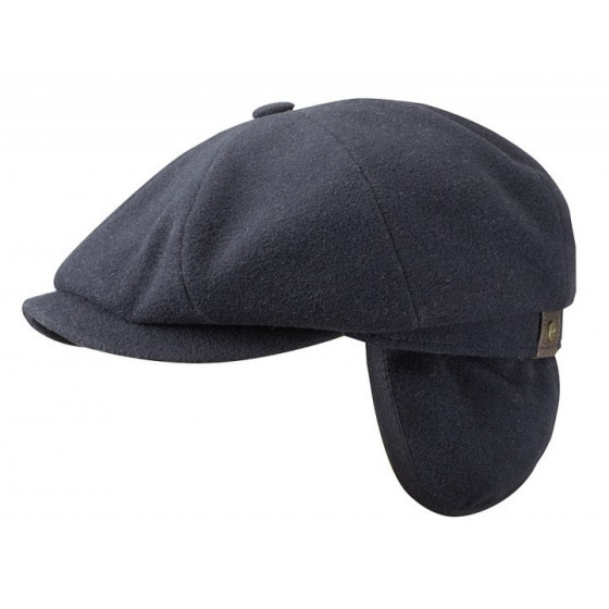 Black Hatteras Cap with Ear Flaps - Stetson