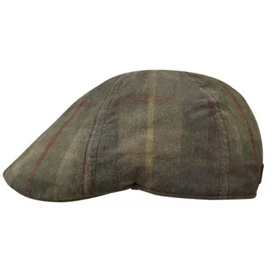 Casquette impermeable Stetson Texas Austin tartan vert Reference : 5682 | Chapellerie Traclet