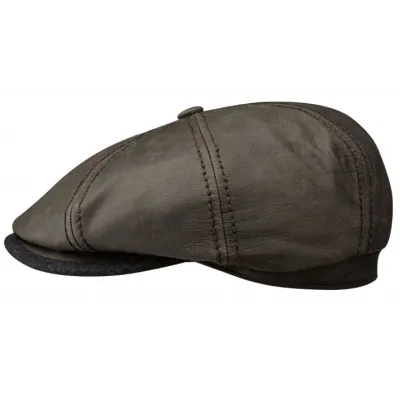 Brown Edison Hatteras Cap - Stetson Reference: 5688 | Traclet Hat Shop