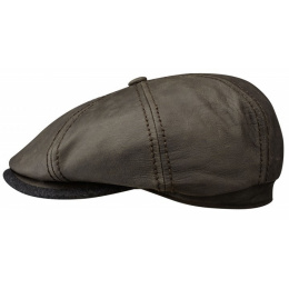 Brown Edison Hatteras Cap - Stetson