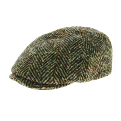 Hiko Herringbone Cap - Stetson Reference: 5696 | Traclet Hat Shop