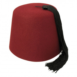 Burgundy Fez Hat