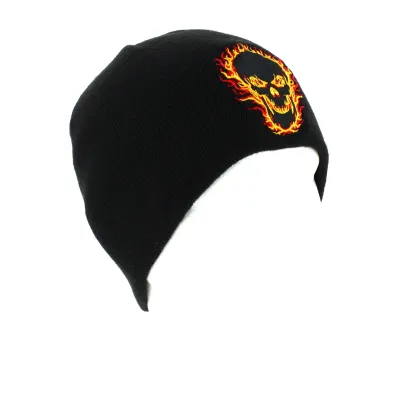 Blackout Skull Beanie - Hot Leathers Reference: 5730 | Traclet Hat Shop
