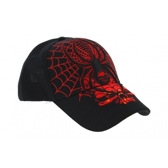 Black Widow Cap - Hot Leathers