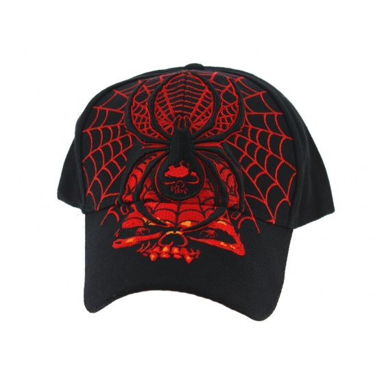 Black Widow Cap - Hot Leathers