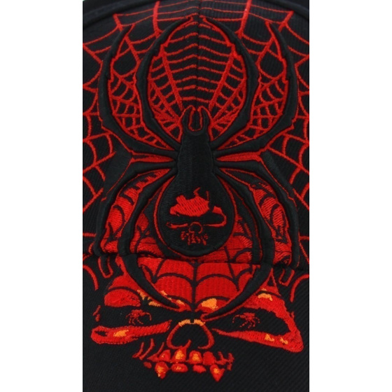 Black Widow Cap - Hot Leathers
