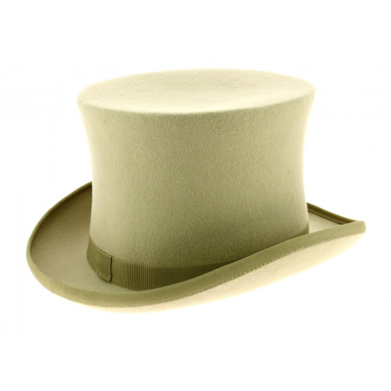 Felt Top Hat - Beige