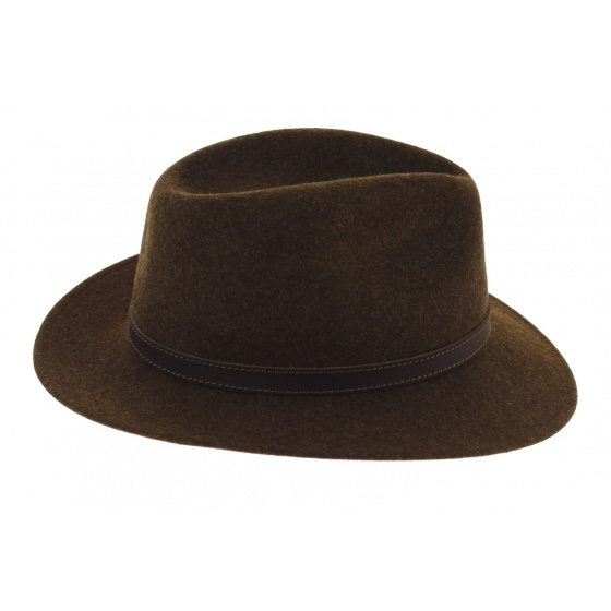 Chapeau Powell Woolfelt Marron - Stetson