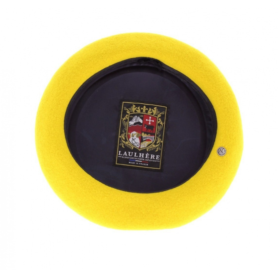 Yellow Charly Beret - Heritage by Laulhère Yellow Charly Beret - Heritage by Laulhère