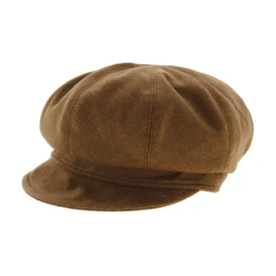 Gore-Tex Newsboy Cap - Brown Reference: 5803 | Traclet Hatmakers