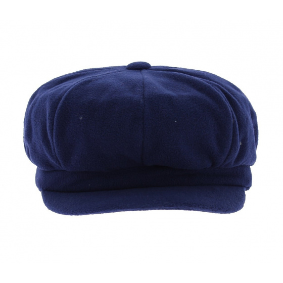 Navy Blue Fleece Newsboy Cap Navy Blue Fleece Newsboy Cap