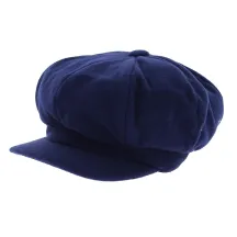 Casquette gavroche polaire bleu marine Reference : 4244 | Chapellerie Traclet