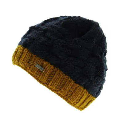 Bonnet Nuby Mustard torsade - bonnet hiver Reference : 4187 | Chapellerie Traclet