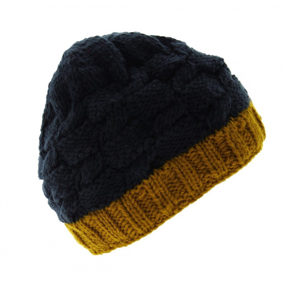 Nuby Beanie - Mustard Cable Knit Nuby Beanie - Mustard Cable Knit