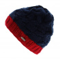 Nuby Beanie - Cherry-red Cable Knit