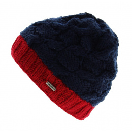 Nuby Beanie - Cherry-red Cable Knit
