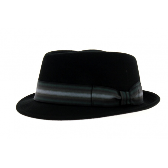 Macadamia Nero porkpie hat