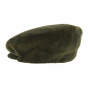 Khaki Flat Velvet Cap