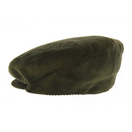 Casquette Plate Velours Kaki Casquette Plate Velours Kaki