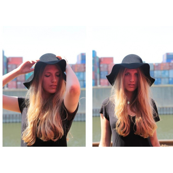 Carnaby Felt Wide-Brimmed Hat