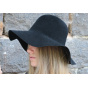 Garbo Wool Felt Wide-Brimmed Hat - No Hats