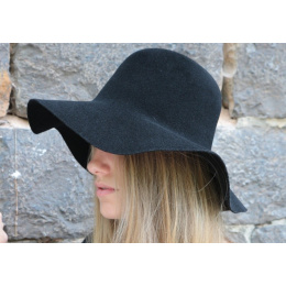 Garbo Wool Felt Wide-Brimmed Hat - No Hats