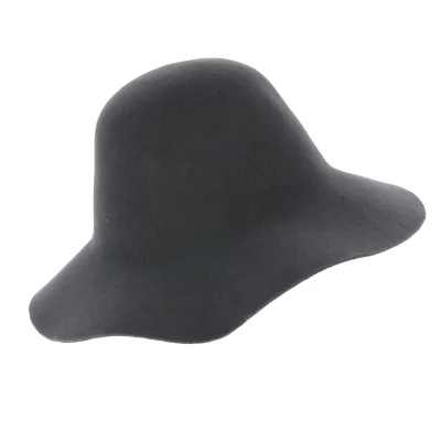 Capeline Garbo Feutre Laine Gris - No Hats Reference : 5998 | Chapellerie Traclet