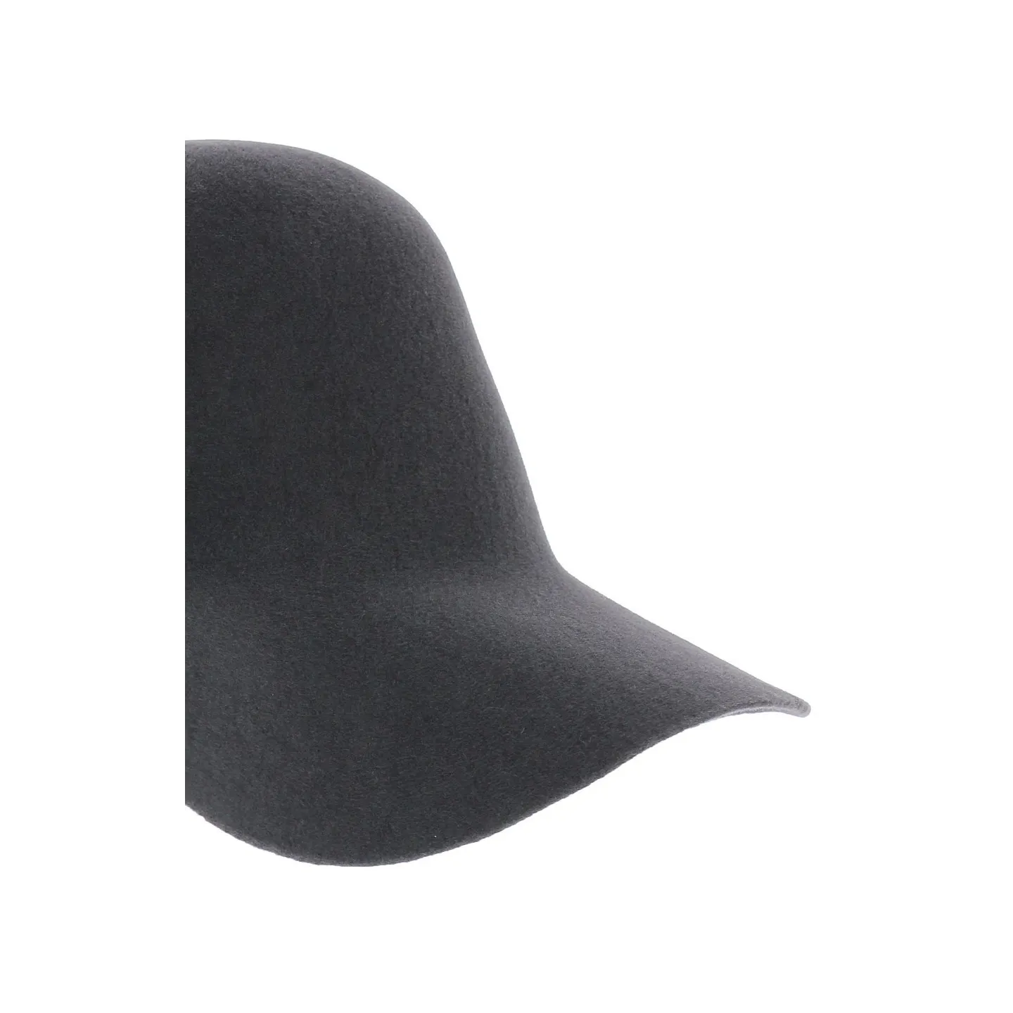 Capeline Garbo Feutre Laine Gris - No Hats Reference : 5998 | Chapellerie Traclet