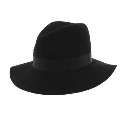 Chapeau Janis Noir - Betmar - Boutique Traclet Reference : 6032 | Chapellerie Traclet