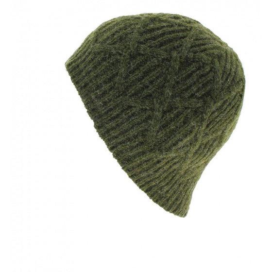The Yukon olive beanie