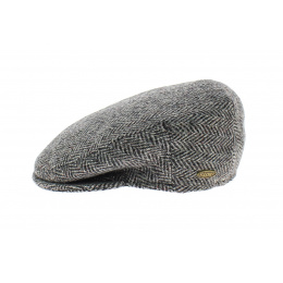 Grey Harris Tweed Cap - Flechet